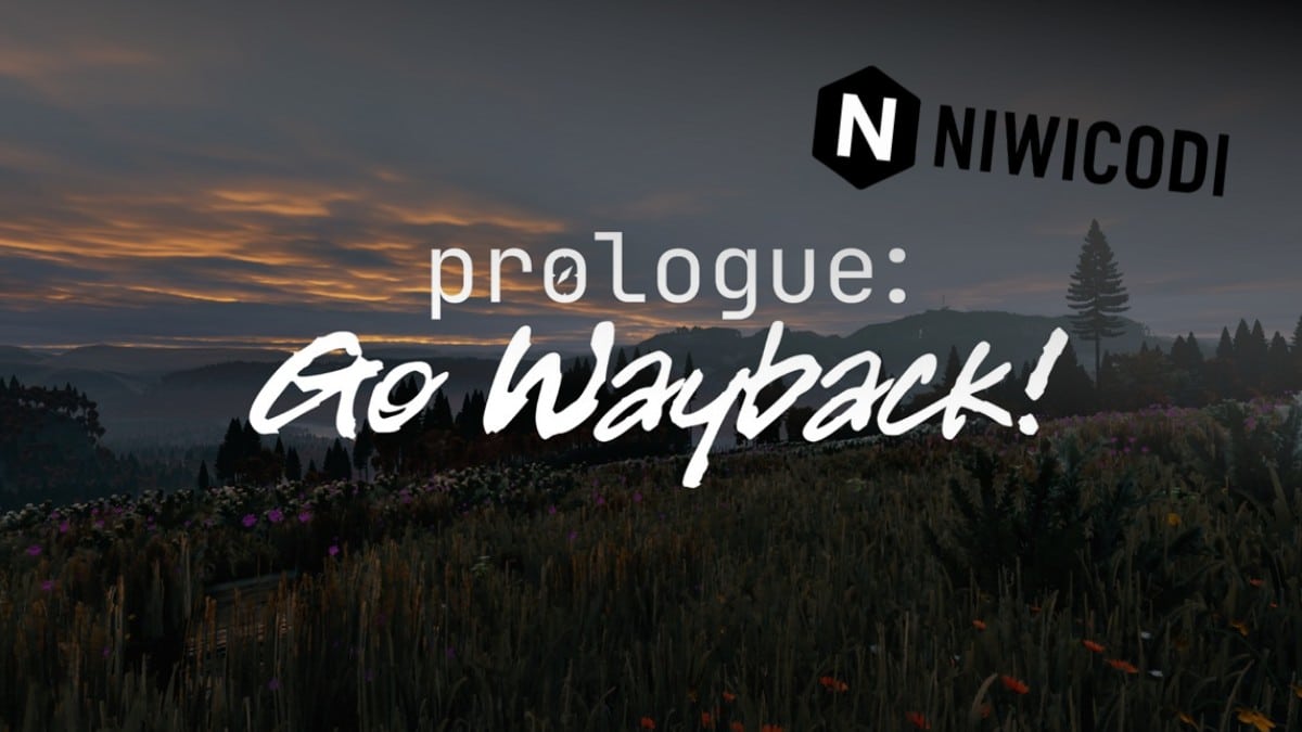 Prologue Go Wayback game Brendan Greene