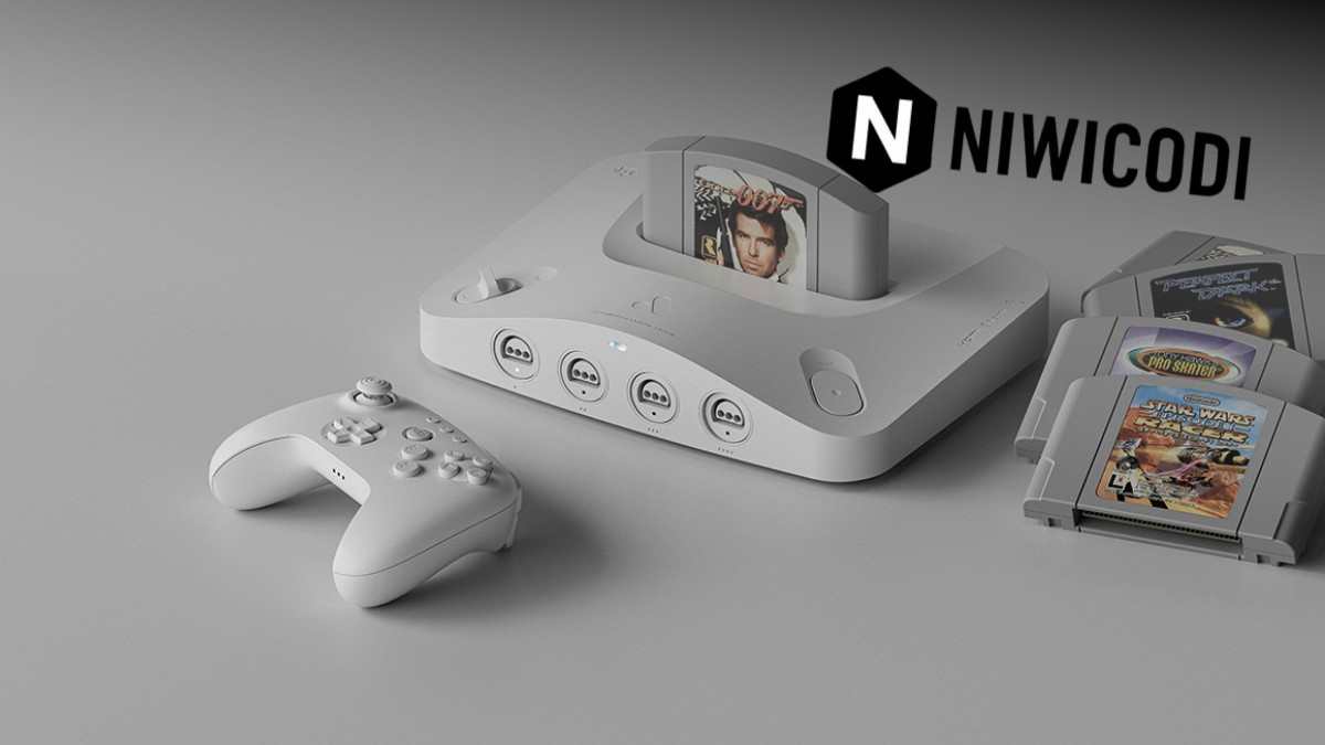 console Analogue 3D en utilisation -poster