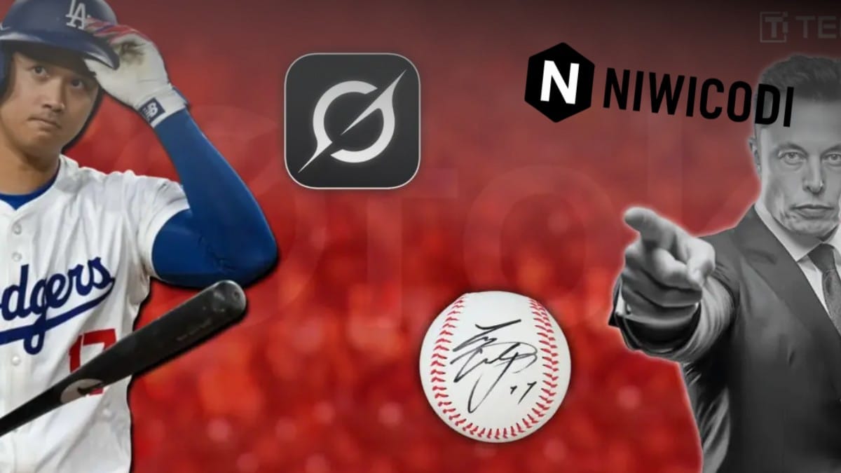 Elon Musk contre Ohtani baseball -poster