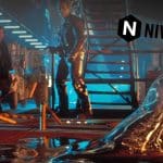 Terminator 2 scène finale route -poster